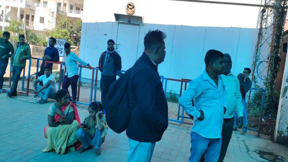 dumper broke barricading and reached track in Amethi collided with goods train a dozen trains were affected