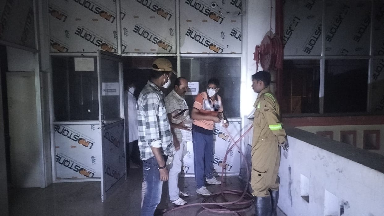 Fire in CHC's BSL lab, Covid testing machines burnt