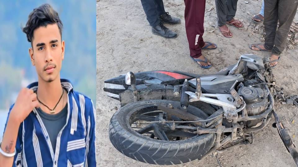 high speed SUV hit bike In Gonda young man died accused fled leaving car behind