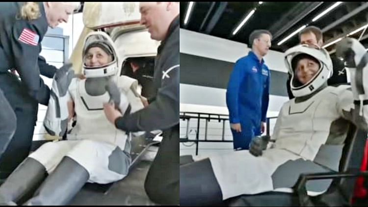 Nasa Astronauts Return Live Updates: Sunita Williams, Barry Wilmore Returned To Earth Spacex Dragon Photos - Amar Ujala Hindi News Live - Sunita Williams Return Live:सुनीता विलियम्स समेत चारों यात्र