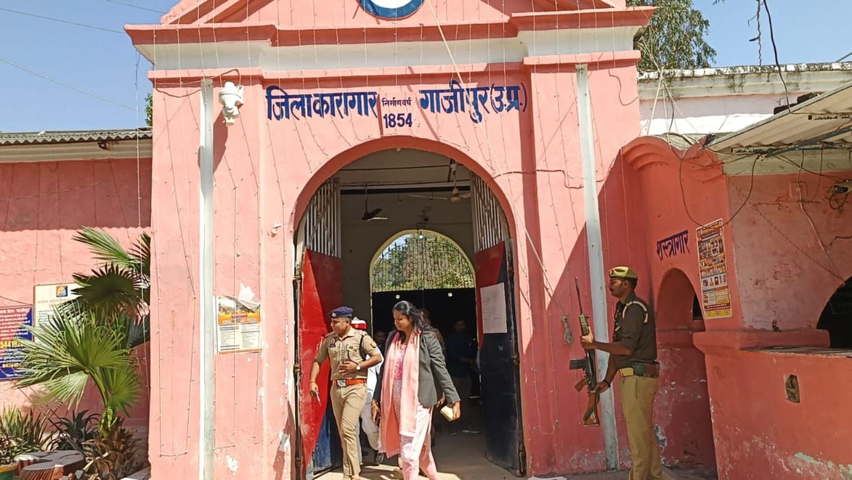 Jail superintendent suspended command handed over to Mau jail superintendent Anand Shukla