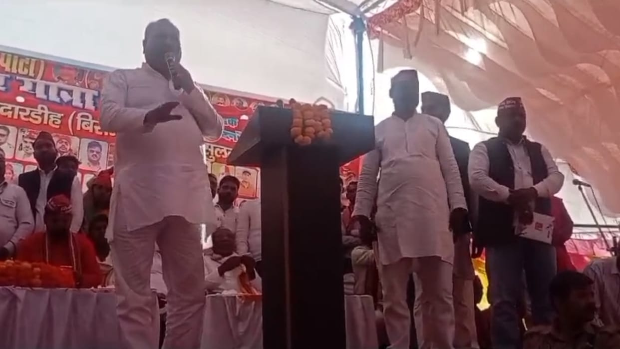 UP minister Dr Sanjay Nishad's statement going viral.