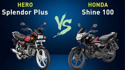 Honda Shine 100 vs Hero Splendor Plus Bike Comparison Details