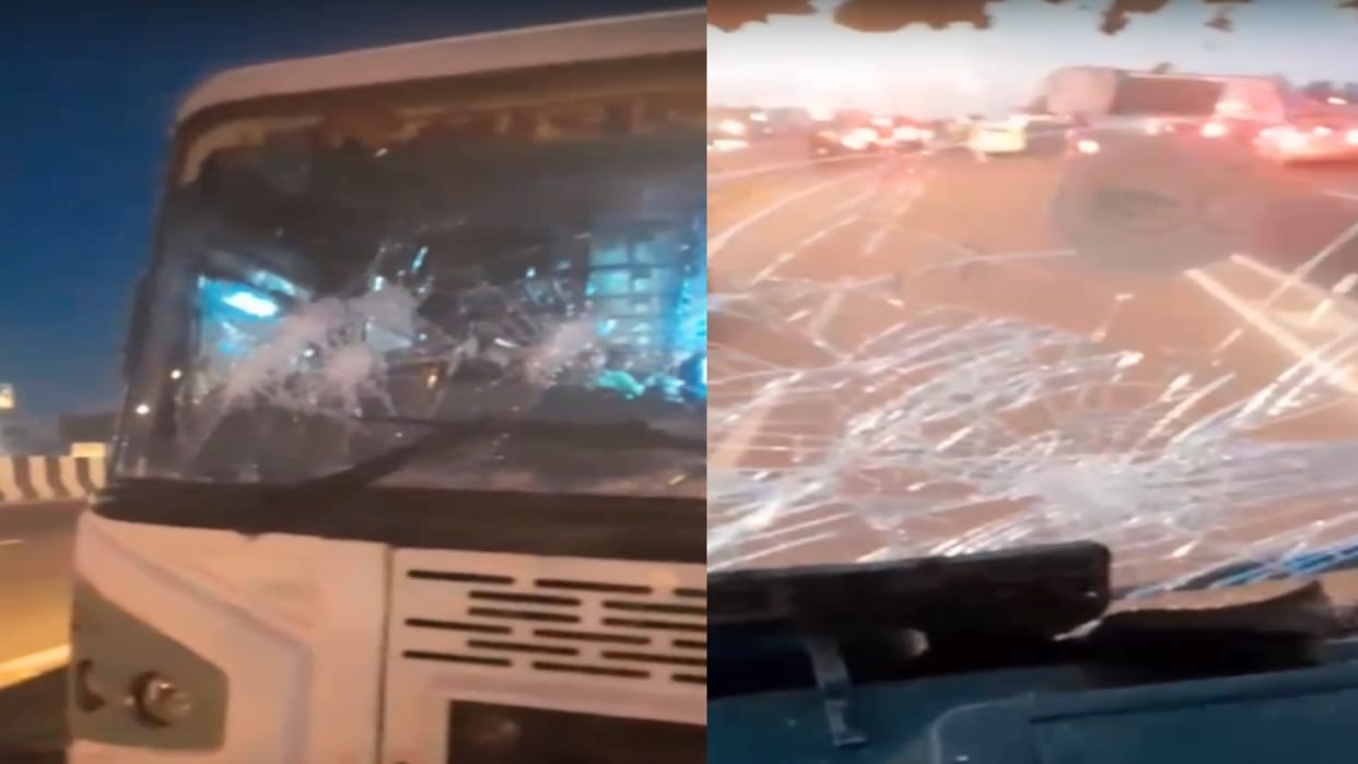 FIR lodged for vandalism of HRTC bus in Punjab, attack was done with sticks
