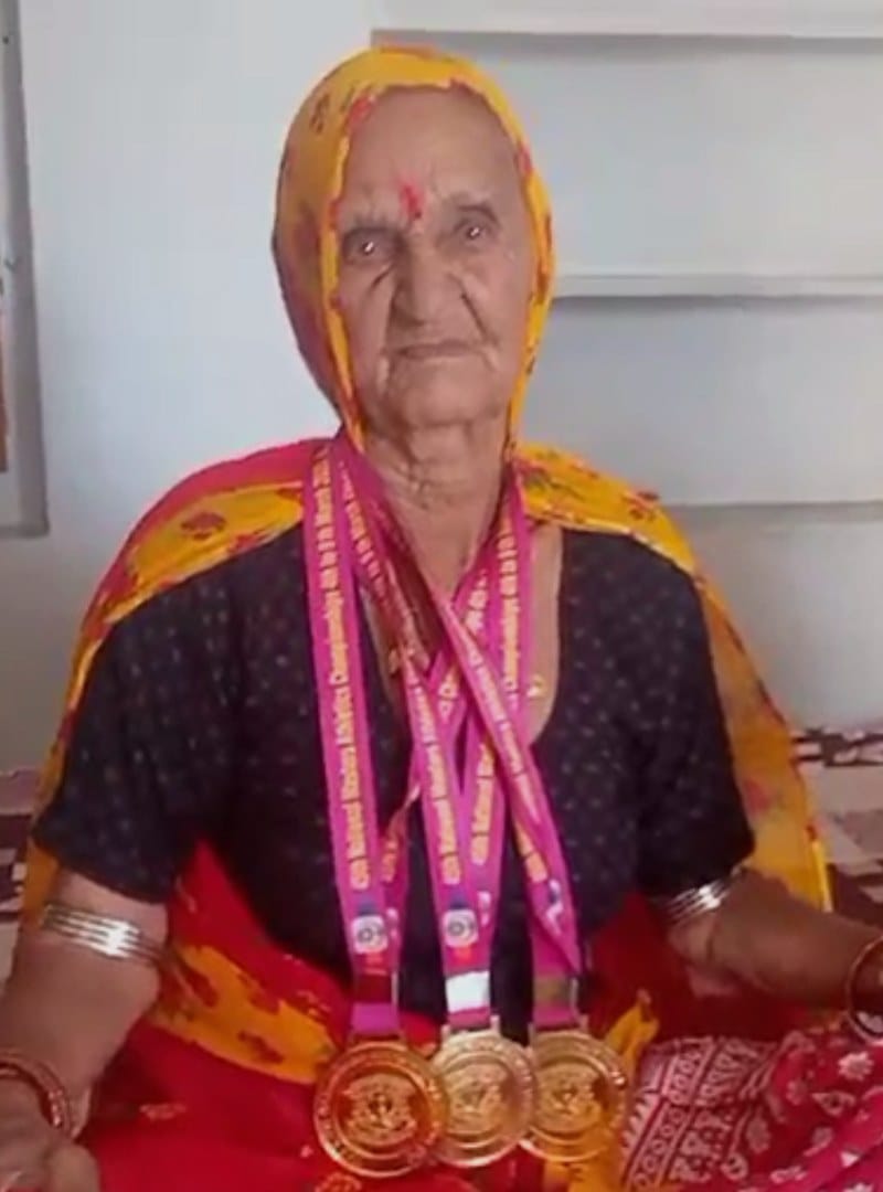 बीकानेर की गोल्ड मेडलिस्ट एथलीट दादी का कमाल, 93 की उम्र में इंडोनेशिया में दिखाएंगी दम