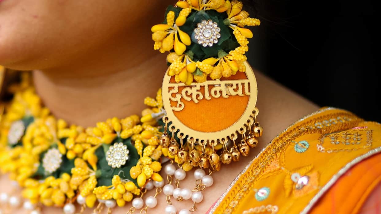 trendy and latest Jewellery design For Haldi function