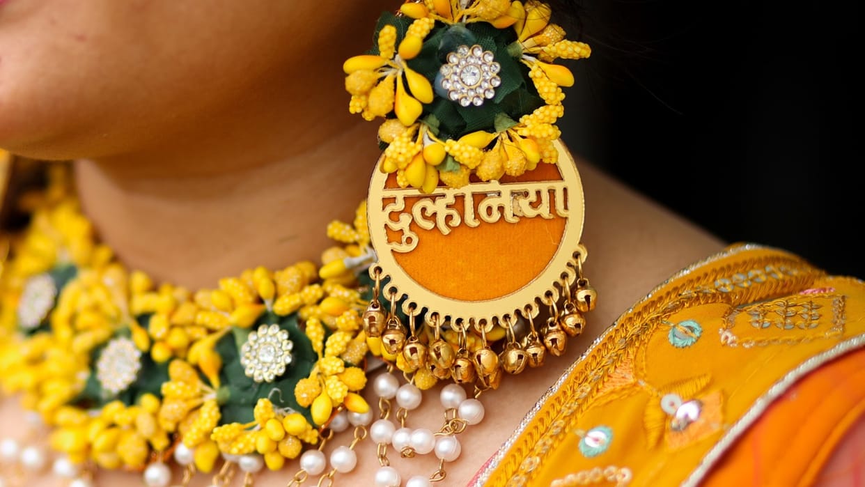 trendy and latest Jewellery design For Haldi function