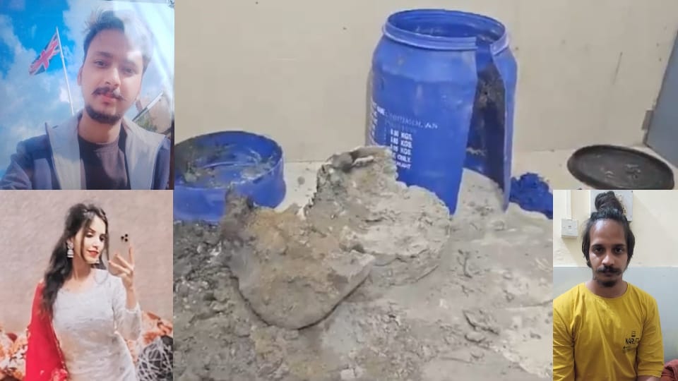 Wife along with her lover killed Husband chopped body into 15 pieces and buried it in a drum In Meerut