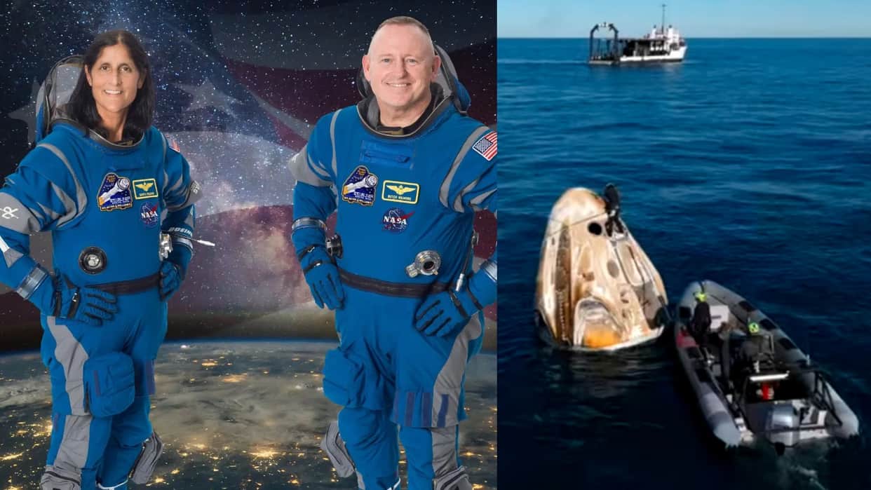 US Florida Sunita Williams Barry Wilmore astranauts Return ISS NASA SpaceX Dragon Splashdown Updates photos