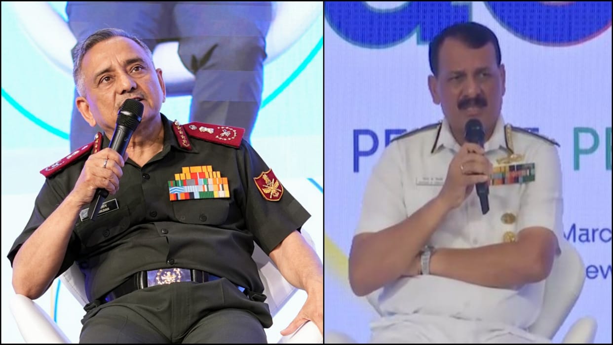 Raisina Dialogue 2025, CDS Gen Anil Chauhan, Chief of Naval Staff, Admiral Dinesh K Tripathi