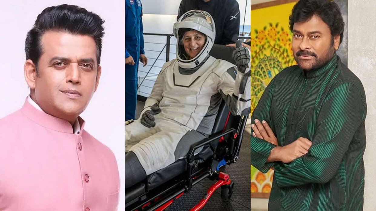 Ravi Kishan Chiranjeevi and Other Celebs welcomes Sunita Williams Return To Earth After 9 Months
