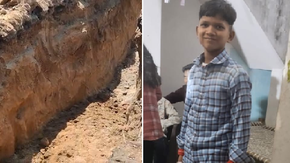 Five children were buried in mud after falling into a ditch dug in Lakhimpur Kheri one died