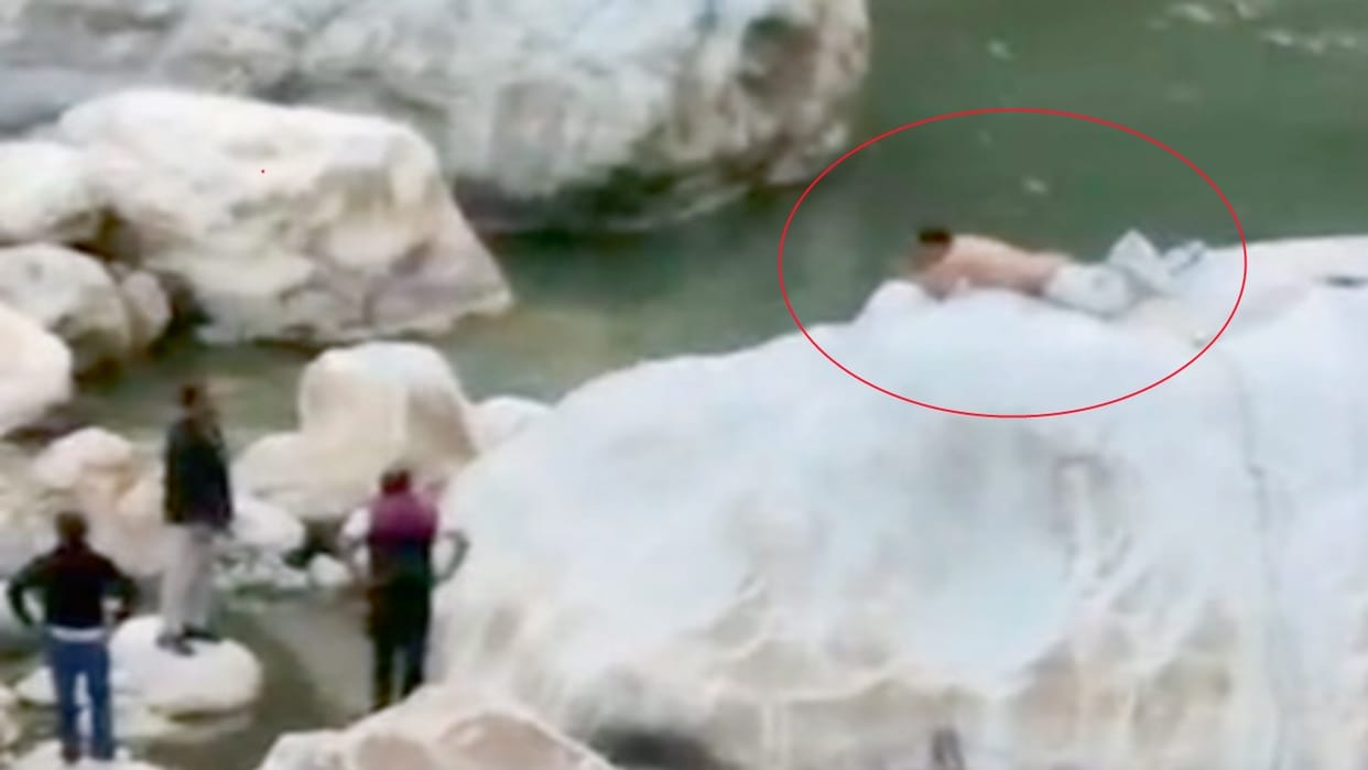 He jumped into the Satluj river, survived but then jumped again and ended his life, made a video before jumpin