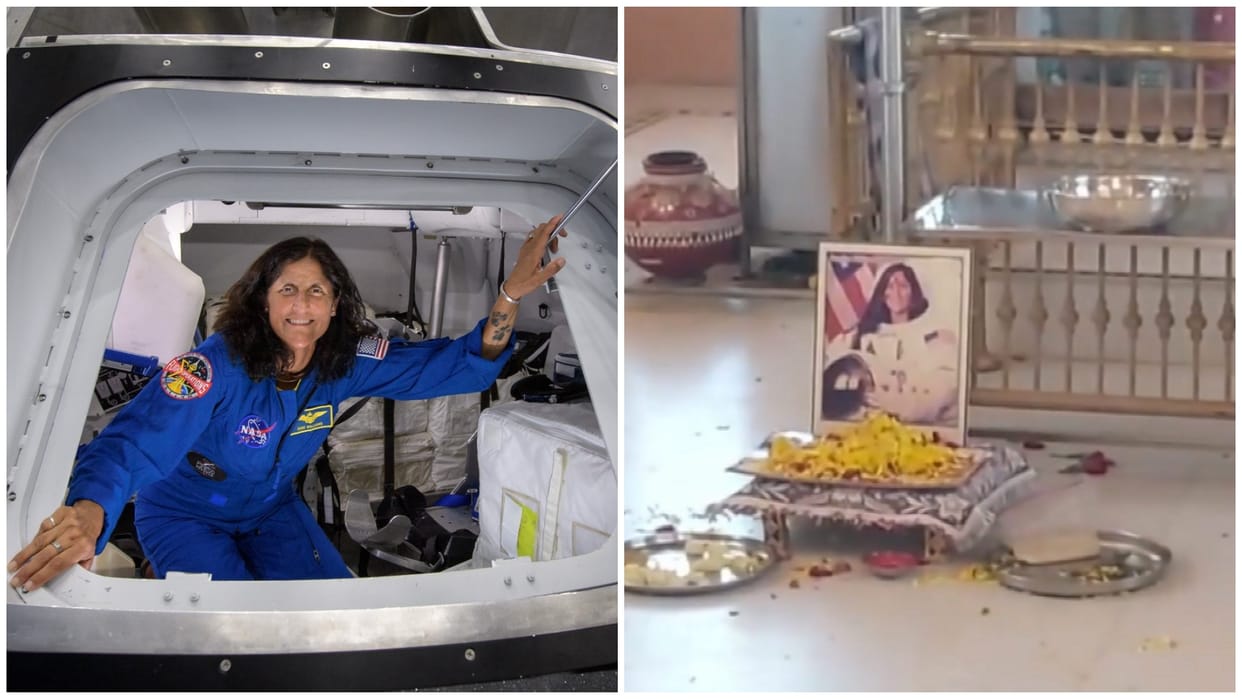 Sunita Williams Family in US Gujarat Father Deepak Pandya Mother Bonnie Husband Michael Williams ISS NASA