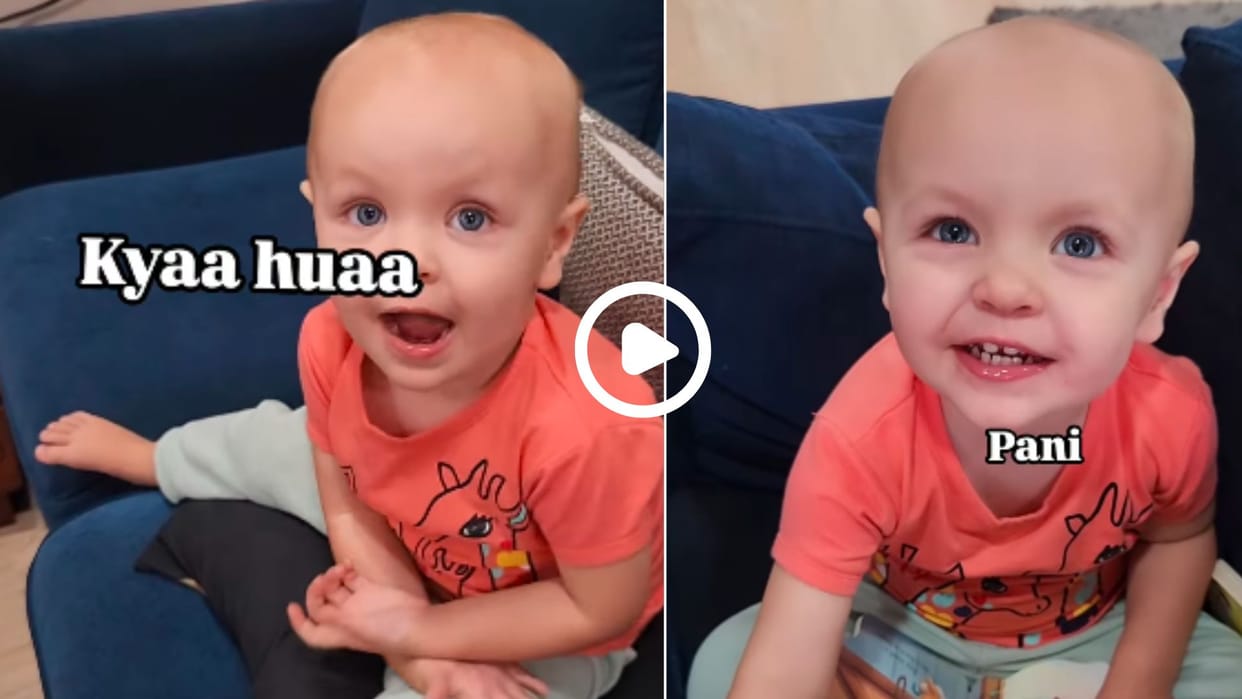 american child talking in hindi users in love with accent in hindi