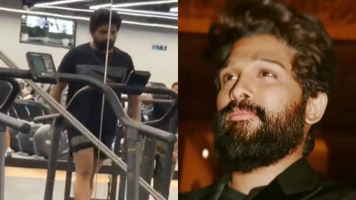 Allu Arjun Hits the Gym Hard in Dubai Getting Ready for a which Film