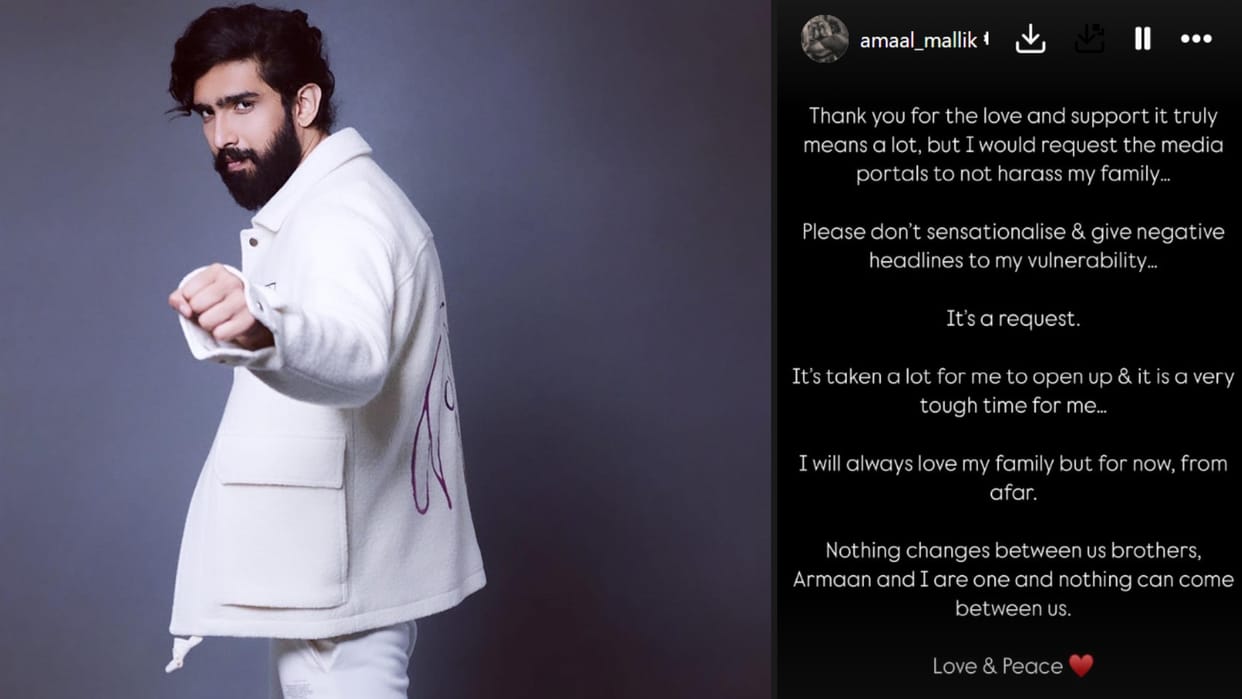 Amaal Mallik Delete Depression Related Post Now Talk About Bond With Brother Singer Armaan Mallik