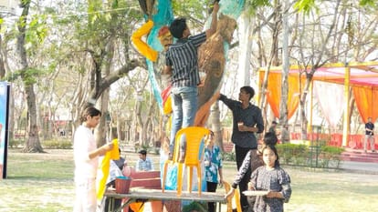 Bithoor festival: Jalota's bhajans will make the event a hit, DM inspected the preparations for the program