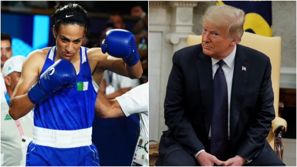 Boxer Imane Khelif, facing allegations of masculinity not afraid of Donald Trump, will play in womens category