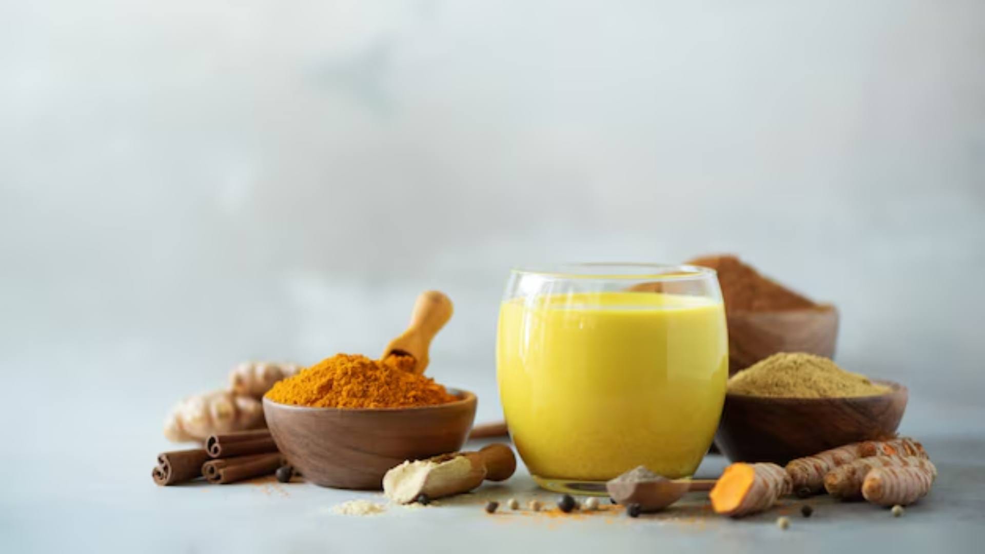 Haldi Milk Drink turmeric milk and get inner strength and external glow in 14 days you won't believe it disprj
