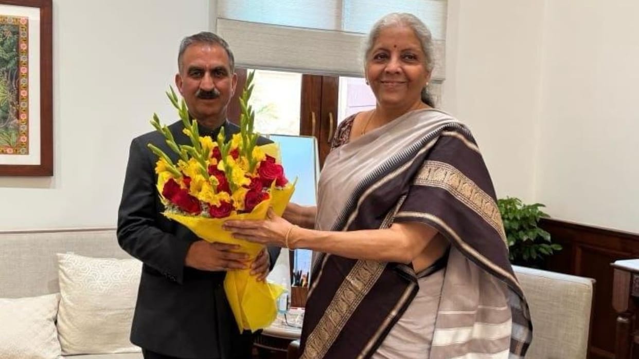CM Sukhu met Union Finance Minister Sitharaman know what was discussed