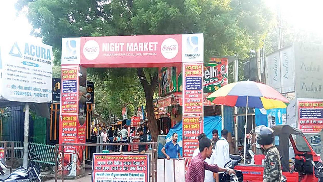 Action taken against night market near BHS for violating conditions, will be closed