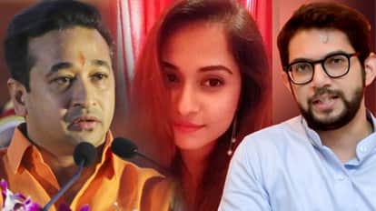 नितेश राणे, दिशा सालियान और आदित्य ठाकरे।