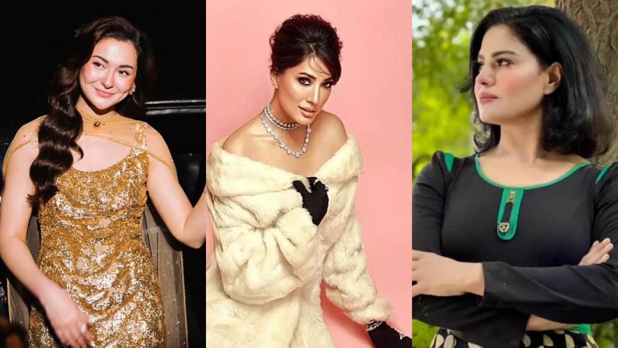Pakistani actress Hania Aamir saba qamar mehwish hayat Alizeh Shah mahira khan were in controversy