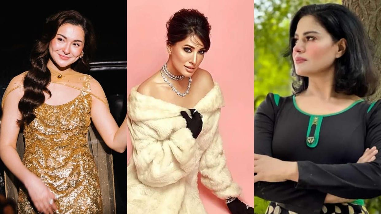 Pakistani actress Hania Aamir saba qamar mehwish hayat Alizeh Shah mahira khan were in controversy