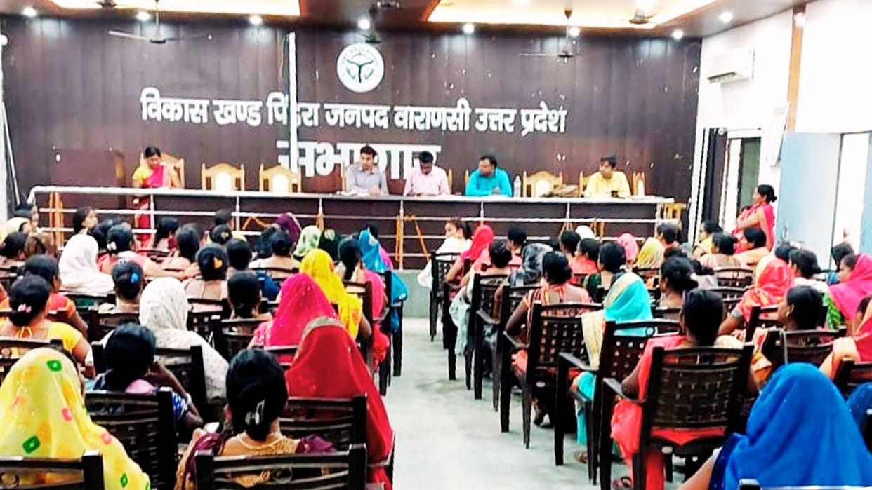 Initiative to make women self-reliant exhibition of food products held Discussion on livelihood