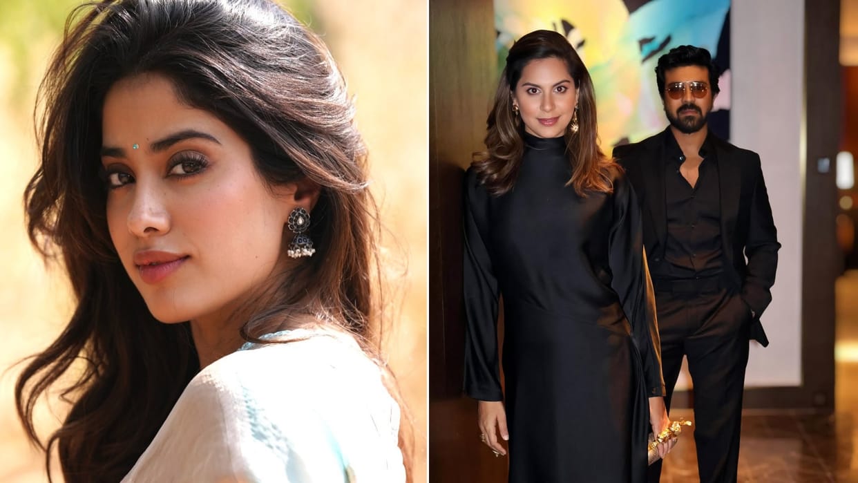 Janhvi Kapoor receives a Surprise special gift from Ram Charan wife Upasana on RC 16 set