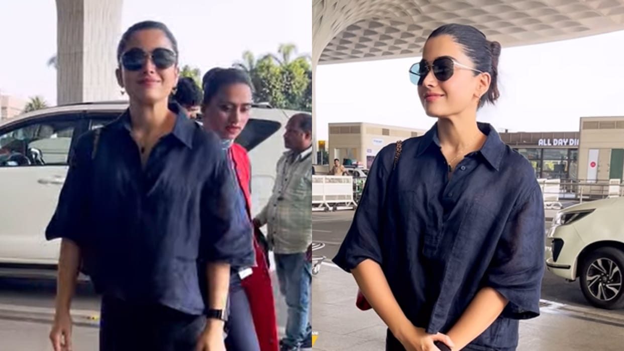 Sikandar Film star Rashmika Mandanna spotted at airport Asked to Paparazzi what will you do with so many photo