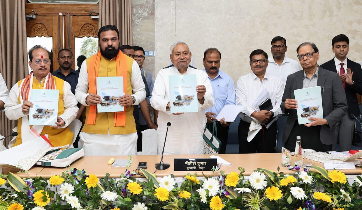 Bihar: CM Nitish Kumar took part in the 16th Finance Commission meeting in Patna