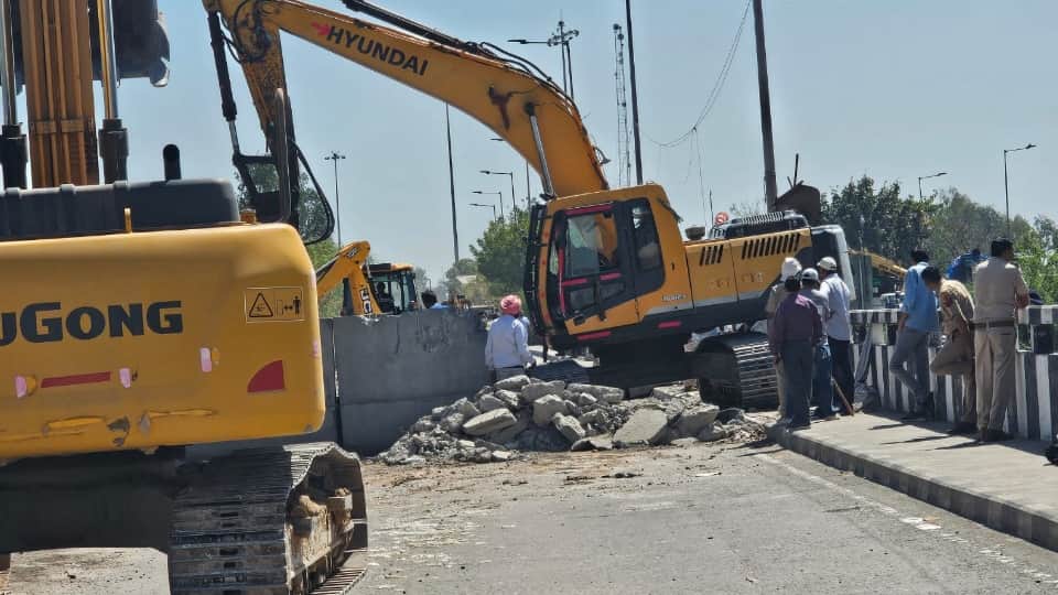 One lane of the highway opened at Shambhu border 20 km journey will be saved see photos