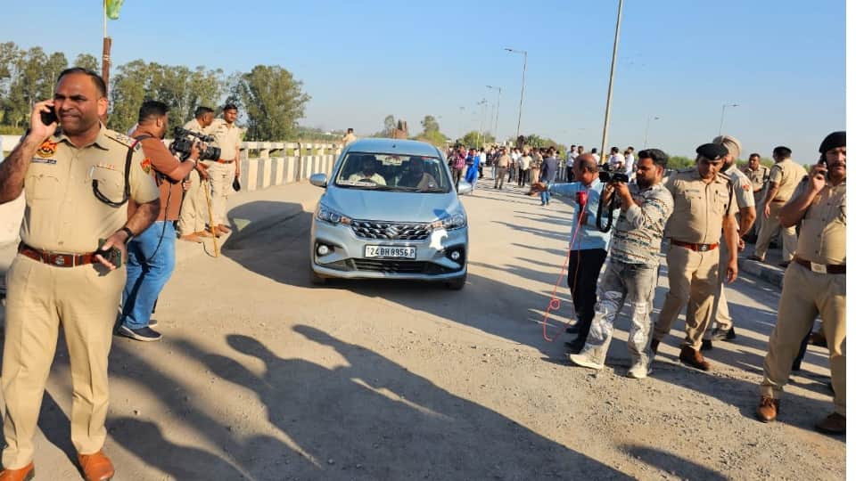 One lane of the highway opened at Shambhu border 20 km journey will be saved see photos