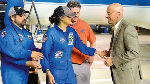 Sunita Williams power of science with spirituality orbited Earth 4576 times record 62 hours spacewalk