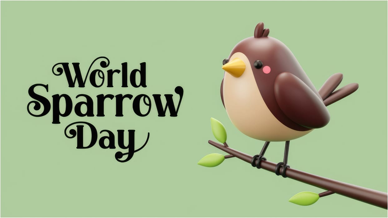 World Sparrow Day 2025 History Significance And Theme vishwa gauraiya diwas Kab Manaya Jata Hai