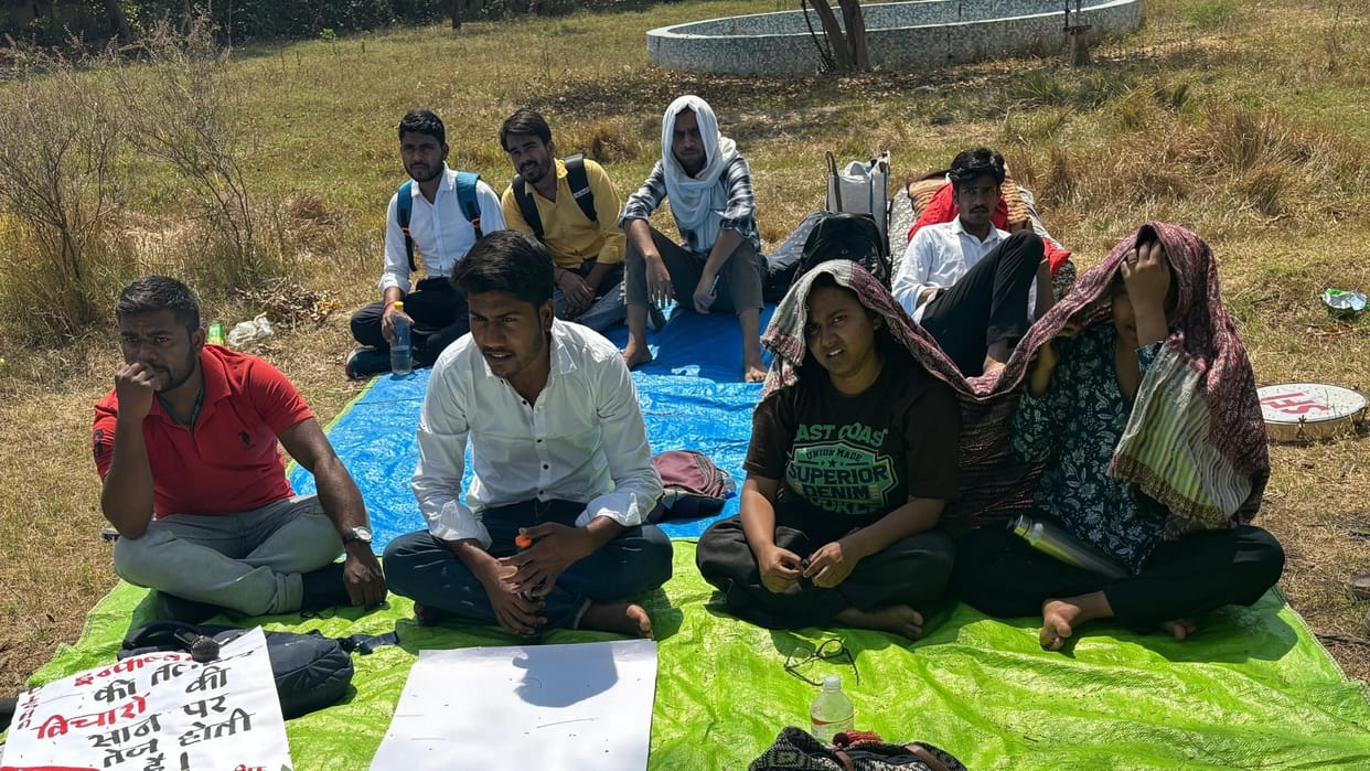 BBAU: Suspended students sat in the sun all day, then got assurance of hearing