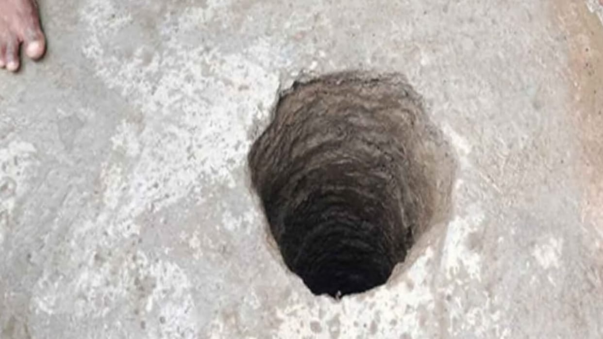An innocent child died after drowning in a borewell filled with water, the child had fallen in while playing