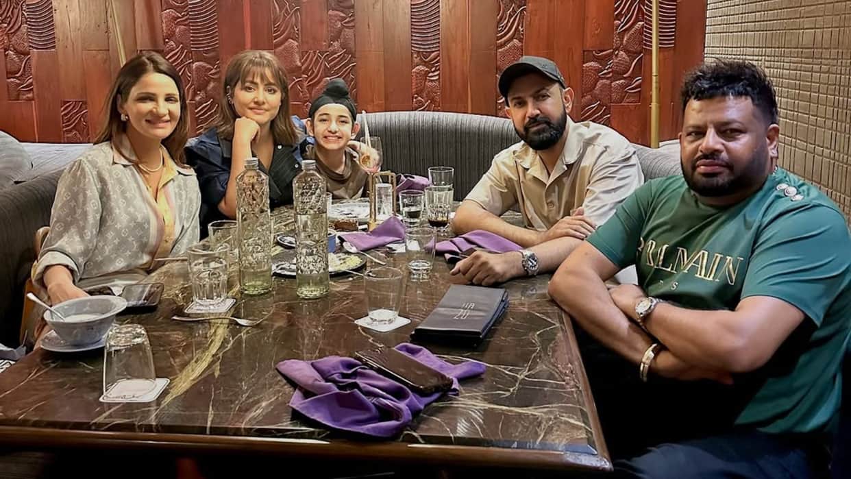 Hina Khan Met gippy grewal family shares photos says Gippy you are a pure soul Bestest wishes for AKAAL Movie
