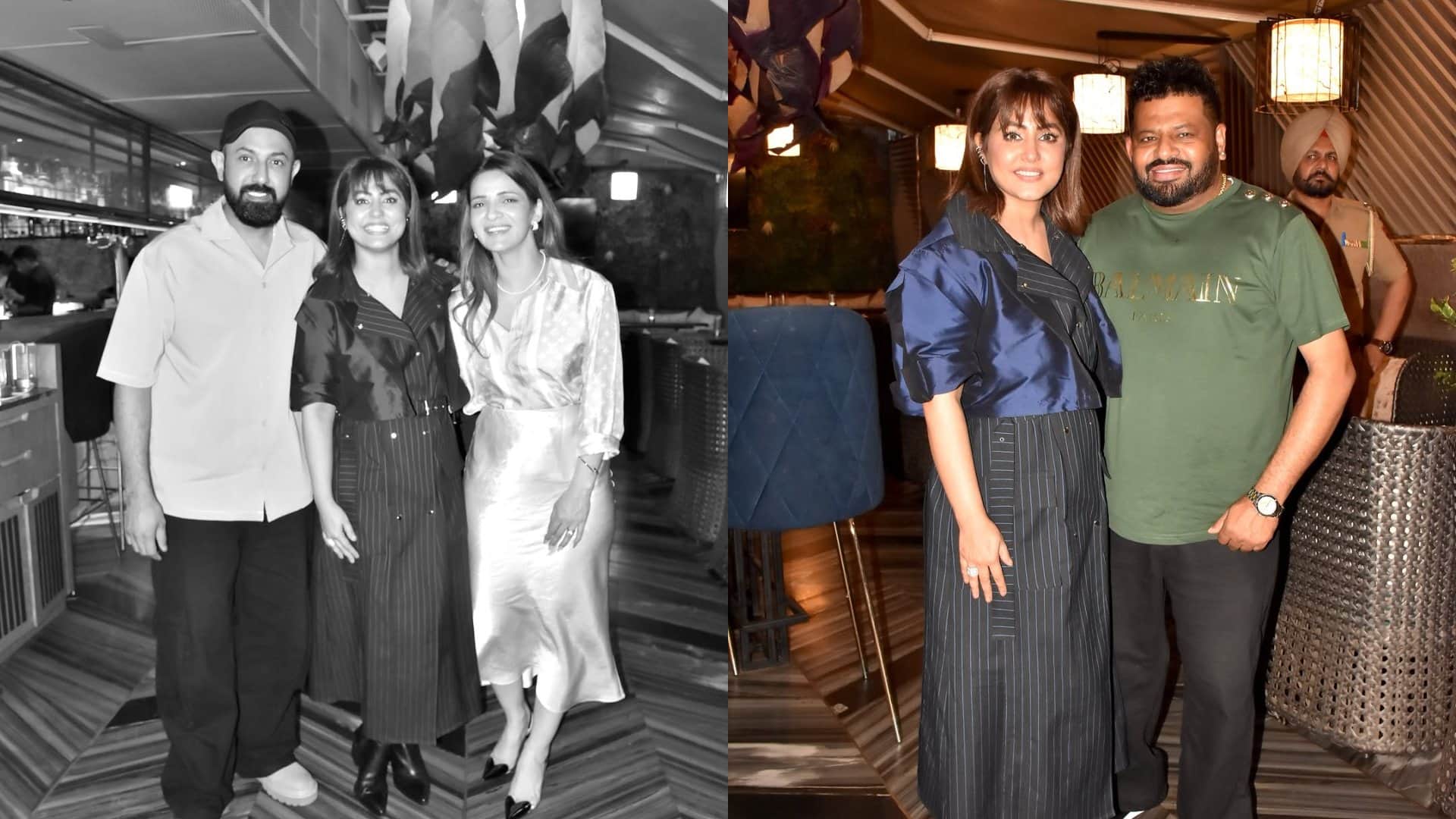 Hina Khan Met gippy grewal family shares photos says Gippy you are a pure soul Bestest wishes for AKAAL Movie