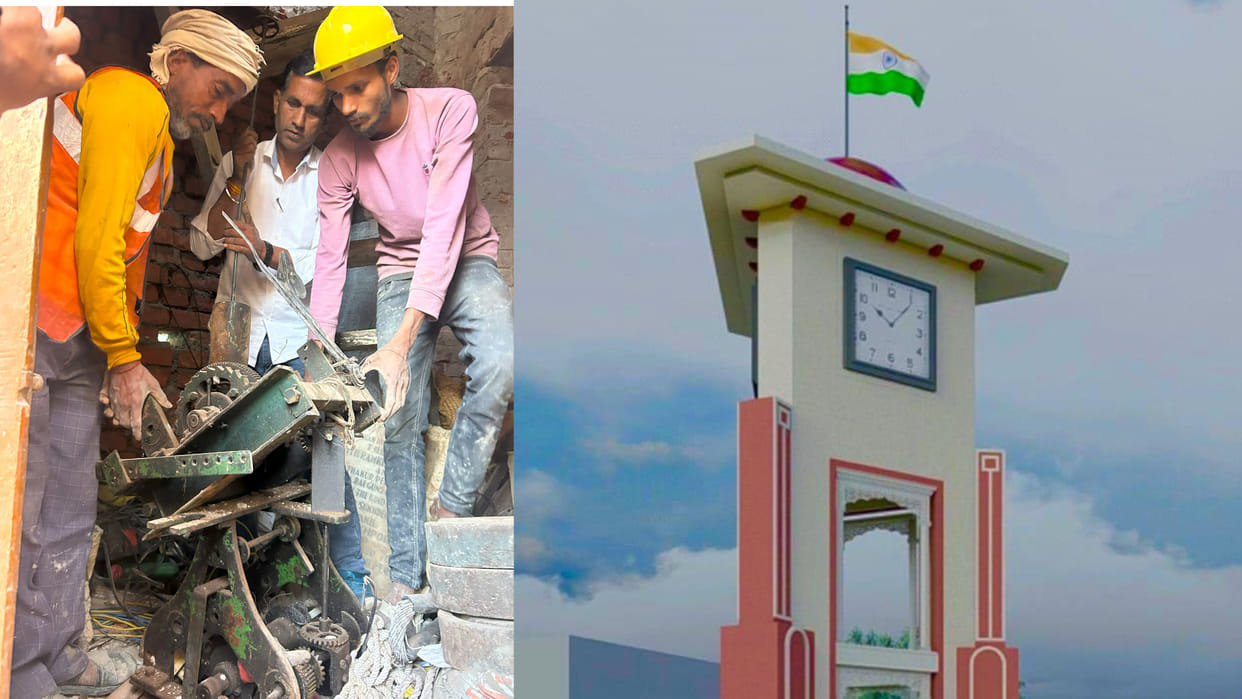 Gorakhpur Ghantaghar Digital clock will be installed in the historic clock tower. story of freedom is related