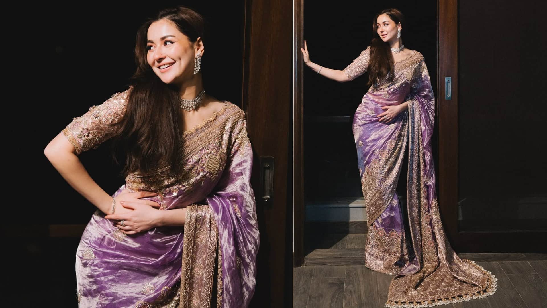 Saree to anarkali suit try these stylish looks of Hania Aamir on Eid disprj
