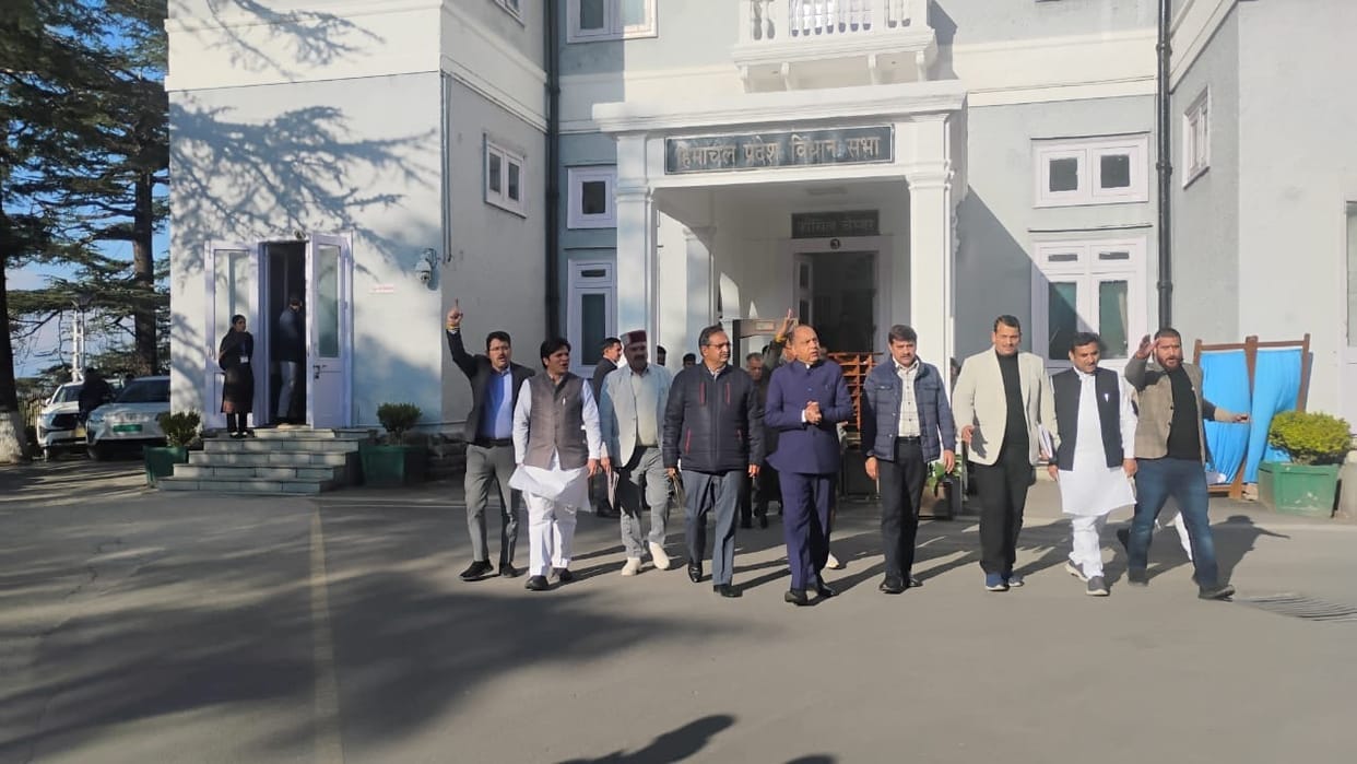 HP Assembly Session: Unsatisfied with CM's reply in budget discussion, opposition members walked out of the Ho