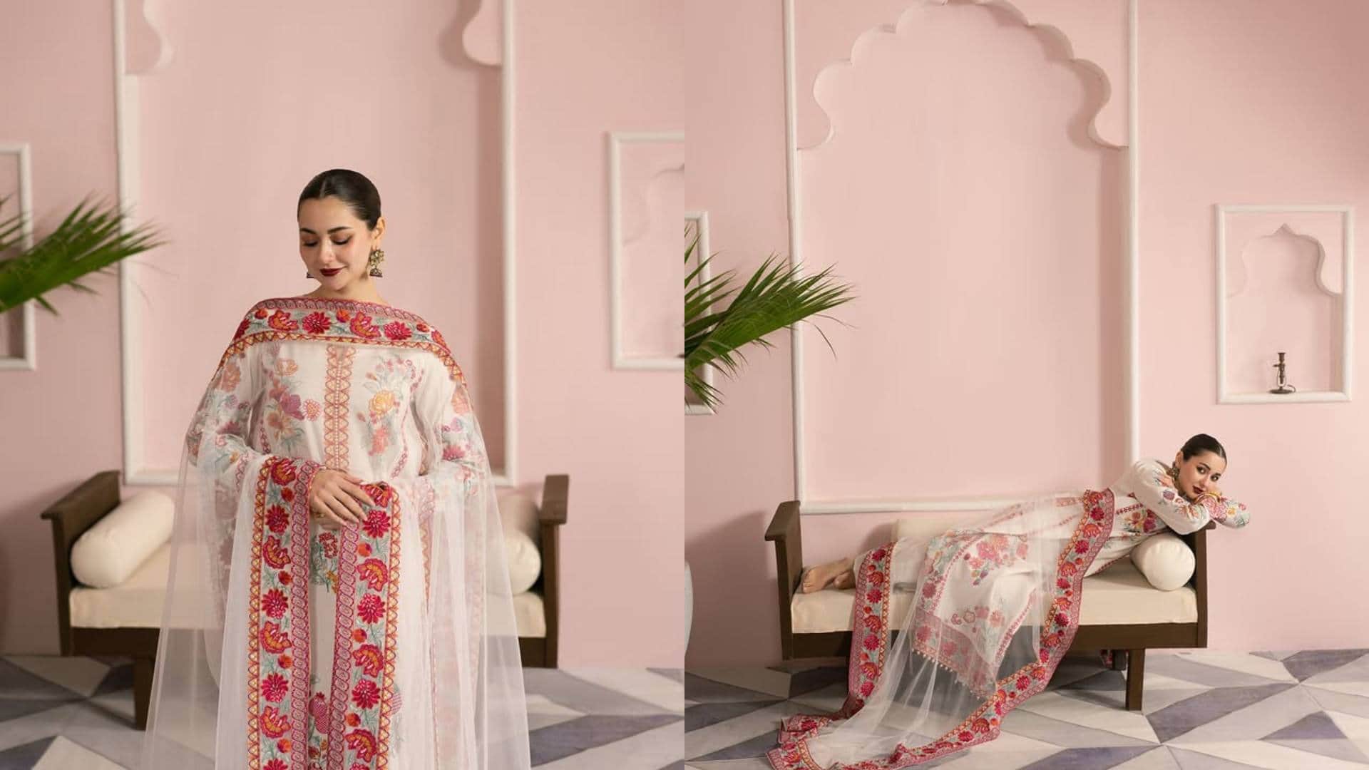 Hania Aamir Pakistani suits are the best for this Eid you must try them too see the pictures here disprj