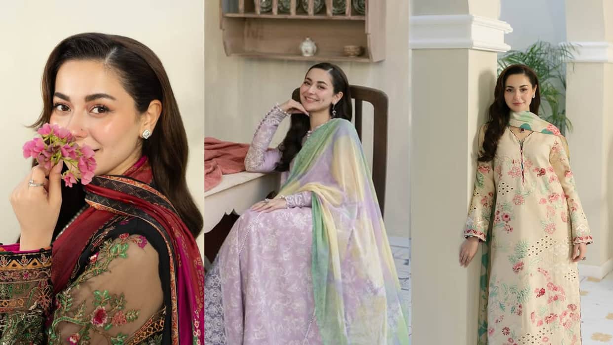 Hania Aamir Pakistani suits are the best for this Eid you must try them too see the pictures here disprj