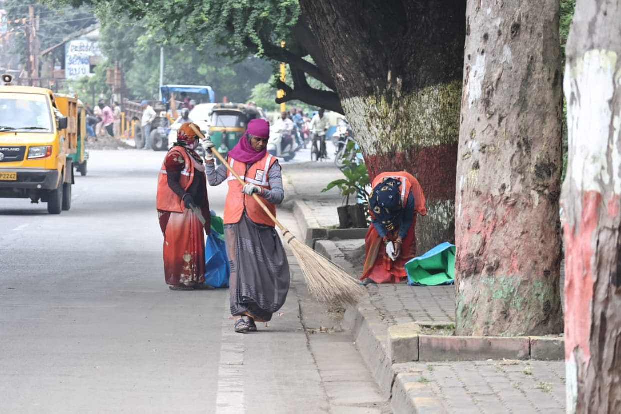 Indore News: Cleanliness survey begins in Indore, team will stay in Indore for seven days, checking at every p