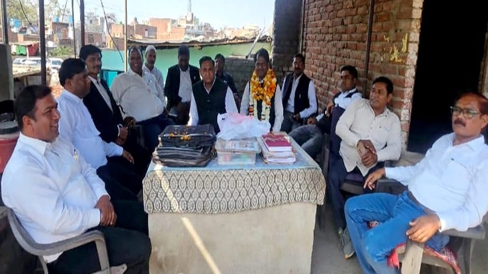 Congress District President and City President in Hathras