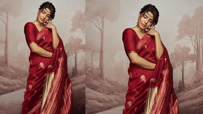 latest collection of Kanjivaram Saree celebrities inspired kanjivaram looks