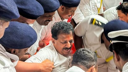 Karnataka Assembly 18 BJP MLAs creating ruckus suspended for six months